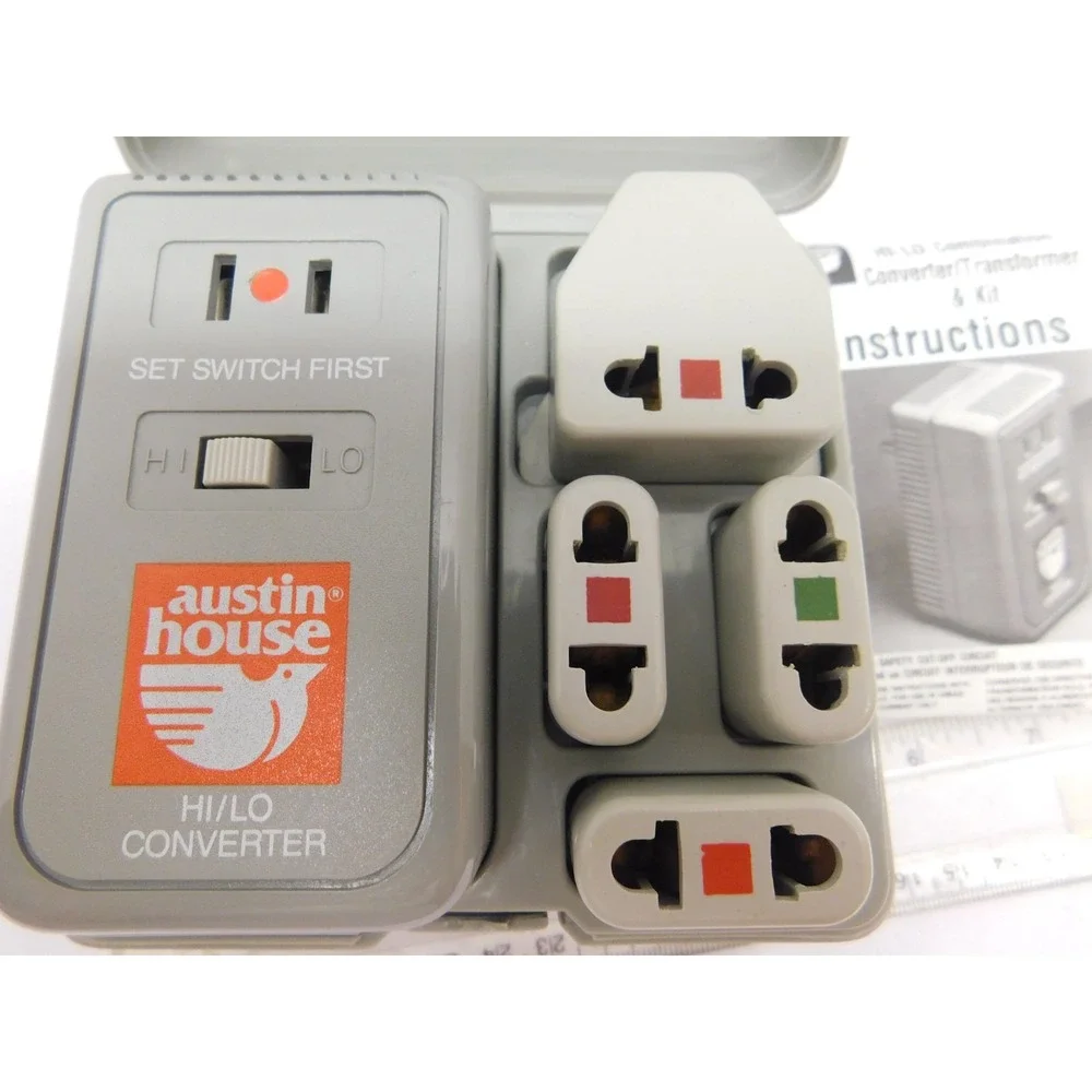 Austin House HI-LO ELECTRIKIT Converter Mini Transformer Kit with 4 Adapter Plug